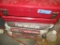 RED 2 DRW. TOOLBOX WITH CONTENTS