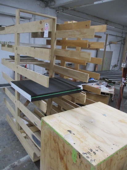 LOT-ASST. ROLLING CARTS & PAINT/DRY SHELVING/TABLES UNIT