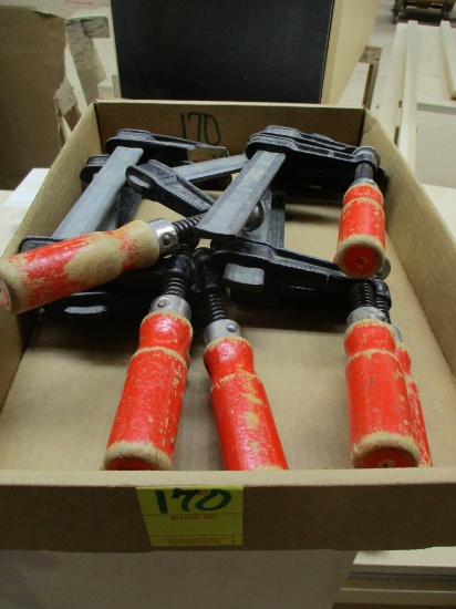LOT-(7) 6 IN BESSEY GERMAN CLAMPS