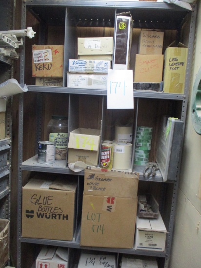 5 FT SHELVING UNIT WITH CONTENTS