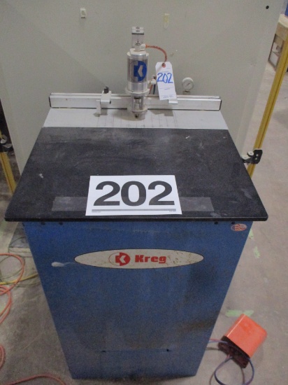 KREG MOD. DK1100FE SN 461-SINGLE SPINDLE POCKET HOLE MACHINE-110V