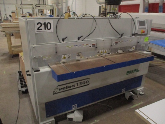 VELOX/OMAL 13OO CNC HORIZONTAL BORE/GLUE & DOWEL MACHINE SN 12781