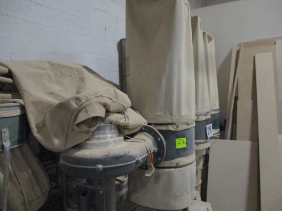 DUST COLLECTION SYSTEM-PRESENTLY NOT IN SERVICE 230V SINGLE PHASE