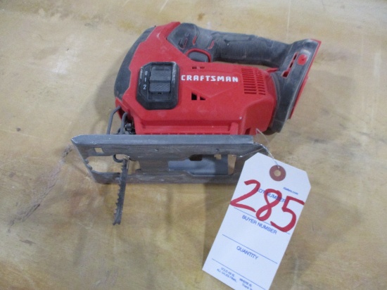CRAFTSMAN CORDLESS JIG SAW-MISSING BATTERY