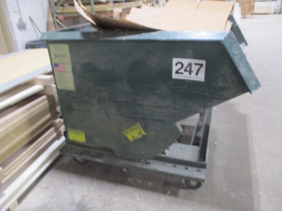 JESSCO 2 YD TIPPER RUBBISH BOX  FOR FORKLIFT APPLICATIONS
