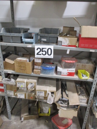 LOT-CONTENTS OF 6 FT SHELVING UNIT