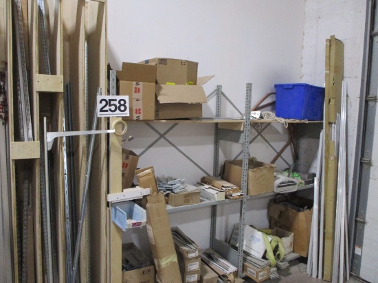 LOT-CONTENTS OF 3 SHELF UNITS
