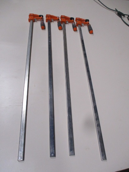 LOT-(4) JORGENSEN 3 FT CLAMPS