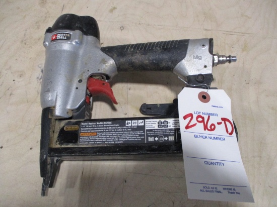 PORTER CABLE AIR STAPLER MOD. NS150C-NOT TESTED
