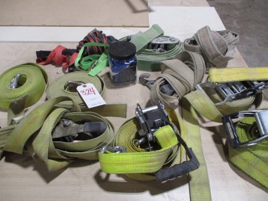 LOT-ASST. BINDER STRAPS-APPROX. (12)