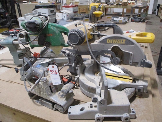 LOT-IN OP. TOOLS-SANDER (2) SAWS-GLUE GUN