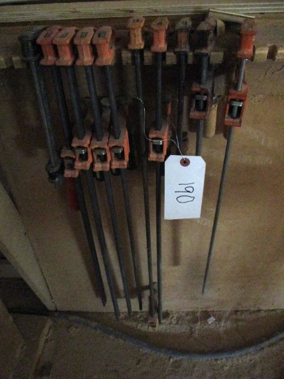 LOT-10 ASST. WOOD CLAMPS