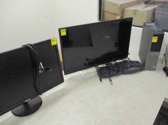 LOT-DELL 980 DESKTOP - 27  32 IN. MONITORS-KEYBOARD-NOT TESTED