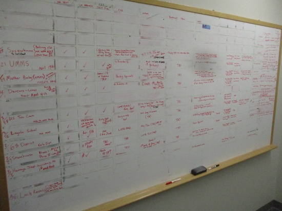 DRY ERASE BOARD-96 X 48