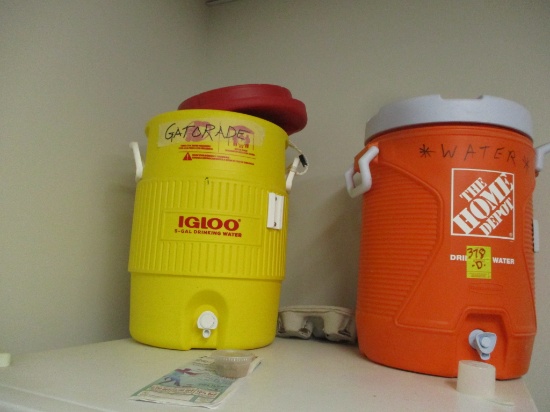 LOT-(2) 5 GAL. DRINK/COOLER DISPENSERS