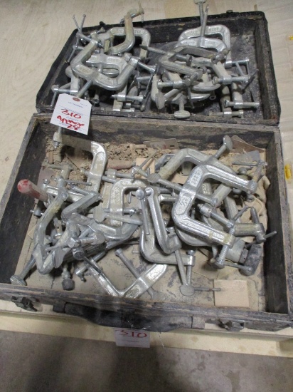 LOT-APPROX (28) PONY #3325 3 WAY  EDGING CLAMPSCLAMPS