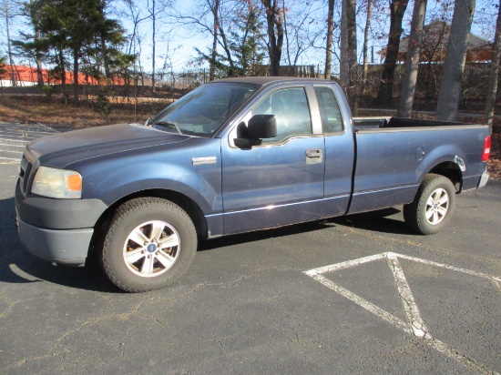 2006 FORD F150 1/2 TON BLUE/VIN74223  5.4 GAS AUTOMATIC. 7 -DENTS IN FENDERS/REAR QUARER 72K