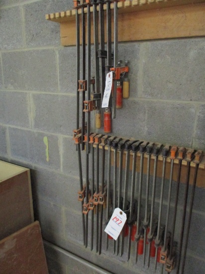 LOT-APPROX (25)  12-36 IN WOOD CLAMPS