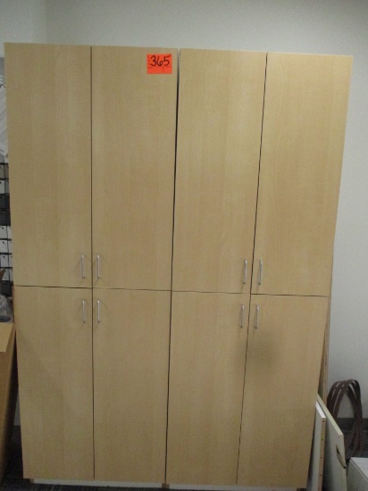 LOT-(2) UPRIGHT CABINETS-FRONT LOBBY