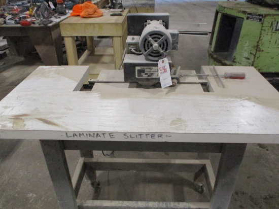 LAMINATE SLITTER-EVANS ROTORK MODEL 5000-POWERS UP