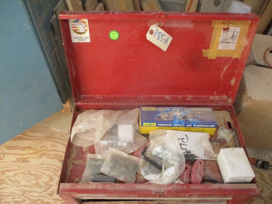 CRAFTSMAN TOOL BOX WITH ASST. TOOLS