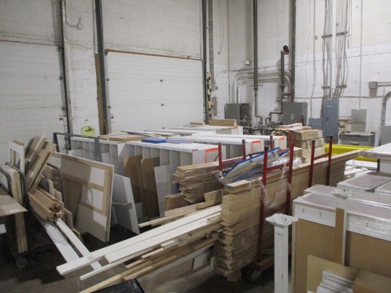 LOT-APPROXIMATELY (50) CABINET PROJECTS AND APPROX (20) LAMINATE COUNTER TOPS-SEE DETAILS BELOW