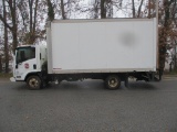2012 ISUZU DIESEL BOX VAN WITH LIFTGATE