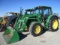 1073 6420 JOHN DEERE '05 C/A MFD PQ W/LHR W/640 JD SELF LEVELING LOADER 16.9-38 5898HRS S/N:L06420H4