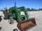 1110 2550 JOHN DEERE '83 OPEN W/TSS 2WD W/175 JD LOADER 6871HRS S/N:L02550G471446