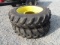 1137 1 SET OF 380/85R34 JOHN DEERE TIRES& RIMS