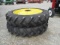 1138 1 SET OF 380/85R50 JOHN DEERE TIRES& RIMS