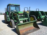 1052 6210 JOHN DEERE C/A PQ 2WD W/620 JD LOADER 18.4X34 S/N:L06210P274358