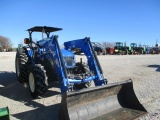 1191 T4050 NEW HOLLAND 2 POST MFD W/820TL NH LOADER 2905HRS S/N:Z9JA15637