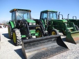 4793 5101E JOHN DEERE '13 C/A MFD W/LHR POWER REV W/420 MAX WESTENDORF LOADER 16.9X30 2926HRS S/N:LV