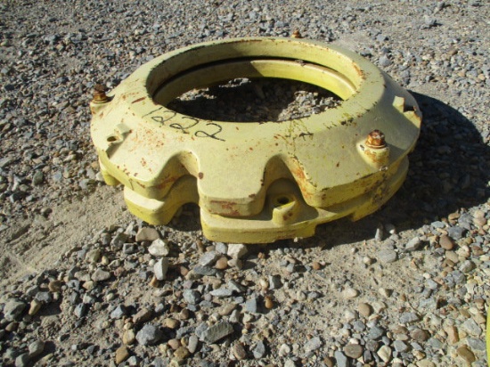 1222 1 SET OF #165 JOHN DEERE WHEEL WEIGHTS