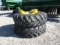 1685  480/80R38 JOHN DEERE 10 BOLT DUALS W/HUBS