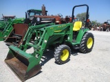 1464 4310 JOHN DEERE 2POST EHYDRO MFD W/430 JOHN DEERE LOADER 227 HOURS S/N:LV4310H131407