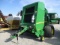 1910 468 MEGAWIDE PLUS JOHN DEERE ROUND BALER W/NET WRAP W/540 PTO & W/MONITOR PRO 5118 HOURS S/N:1E