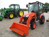 1763 B2650 KUBOTA C/A MFD HST W/LA534 KUBOTA LOADER 912 HOURS 2014 MODEL S/N:B2650HSD50333