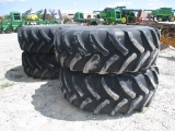 1775 4600/65R38 JOHN DEERE FLOAT TIRES & RIMS FOR JOHN DEERE SPRAYER