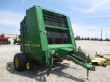 1917 535 JOHN DEERE ROUND BALER W/540 PTO & W/MONITOR BALE-TRAK S/N:E00535X950720