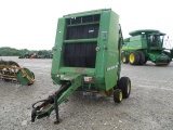 8257 435 JOHN DEERE RND BALER W/MON PTO ON MACH S/N:E00435X929348