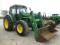 1556 6420 JOHN DEERE '03 C/A MFD IVT W/640 JD LOADER SELF LEVELING 18.4R38 4975HRS S/N:L06420P367140