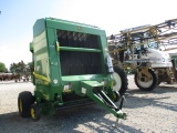 1955 568 JOHN DEERE MEGAWIDE PLUS RND BALER W/PTO 540 W/MON PRO 9791BALES S/N:1E00568XKBB376411