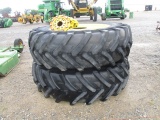 4694 520/85R42 JOHN DEERE INSIDE RIMS & TIRES