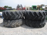 8298 4-580/70R38 JOHN DEERE FLOAT TIRES & RIMS