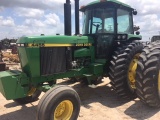 4126 4455 JOHN DEERE C/A PS 18.4X42/DUALS 3718 HRS