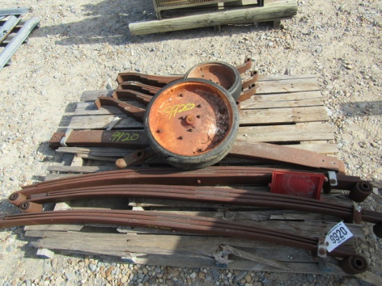 9920 PALLET OF LEAF SPRINGS