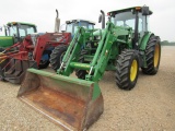 4623 6135E JOHN DEERE 2017 C/A MFD POWER REVERSER W/H310 JD LOADER 460/85R38 3332HRS 3332 S/N:1P0613
