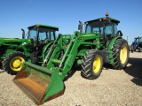 4624 6135E JOHN DEERE 2017 C/A MFD POWER REVERSER W/H310 JD LOADER 460/85R38 4290HRS 4290 S/N:1P0613